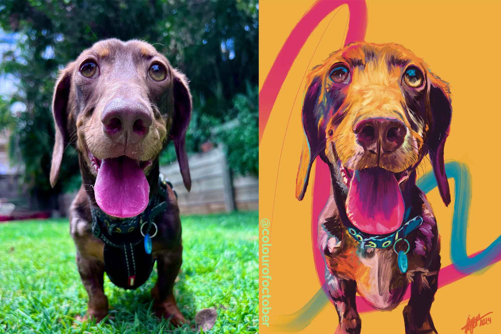How to choose the perfect reference photo for your custom pet portrait